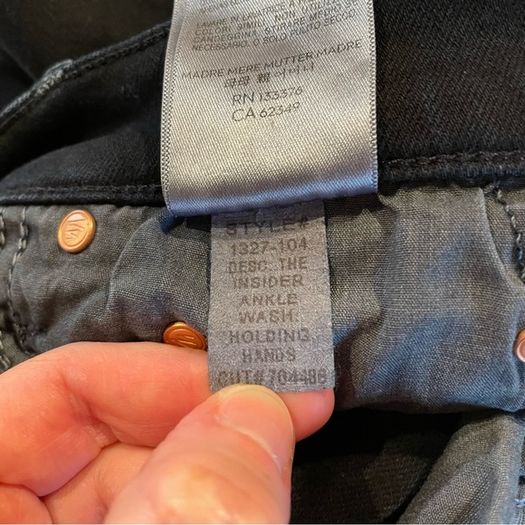 MOTHER The Insider Ankle Jeans in Holding Hands 24 - Picture 12 of 15